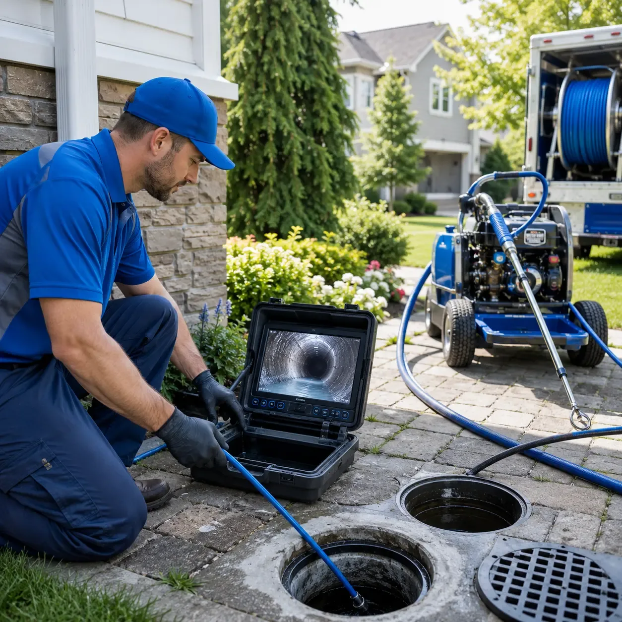 Outdoor drain cleaning professionals serving Cummings, KS
