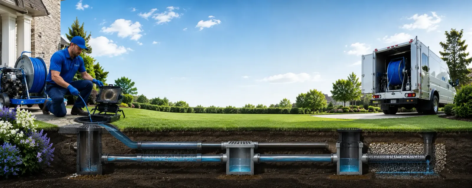 Outdoor drain cleaning information for Cummings, KS